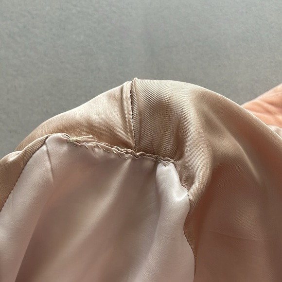 Reiss Aubrie double breasted velvet jacket/blazer, in peach/pink color - Picture 13 of 17